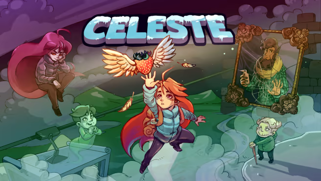 A photo of the Celeste logo with the text Have a good run on it.